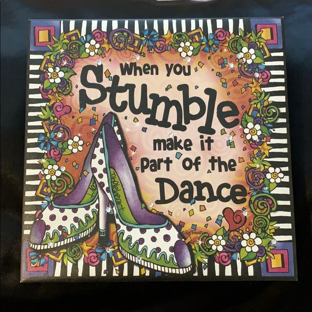 Inspirational quote canvas